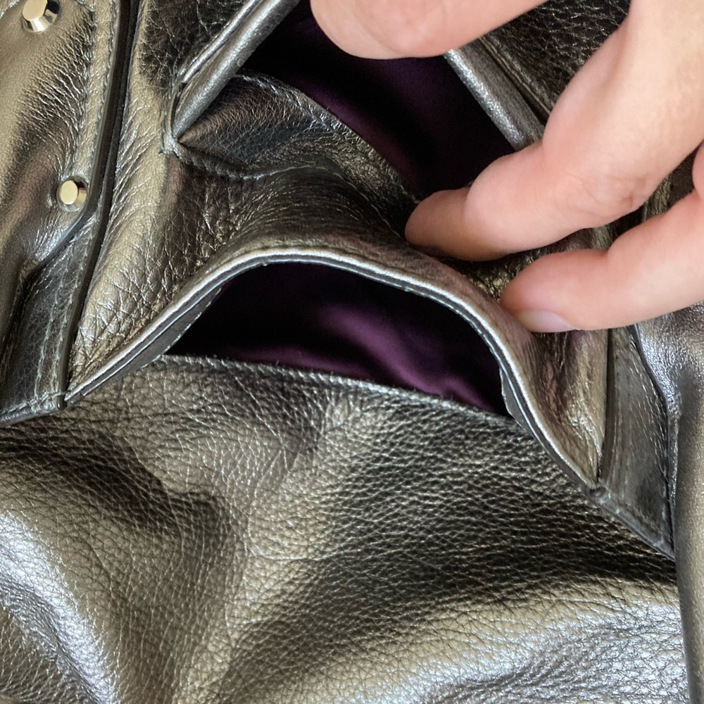 B. Makowsky Leather Handbag - Picture 13 of 16